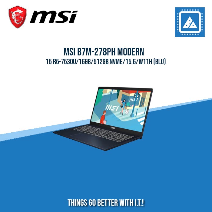 MSI B7M-278PH MODERN 15 R5-7530U/16GB/512GB NVME | BEST FOR FREELANCERS LAPTOP MSI B7M-278PH MODERN 15 R5-7530U/16GB/512GB NVME | BEST FOR FREELANCERS LAPTOP